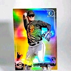 Christian Arroyo Mini RC REFRACTOR #BDC-126 Gold 2016 Bowman Draft Chrome /50